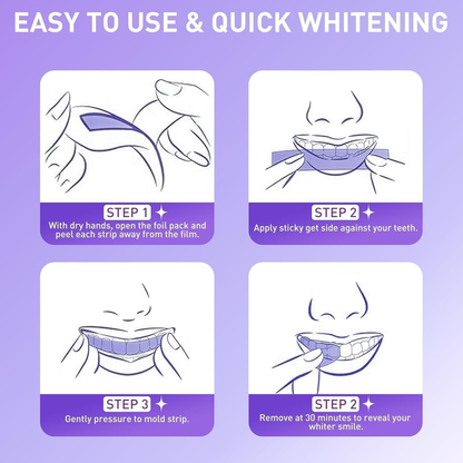 Clinclii™ V34 Whitening Strips – Professional Teeth Whitening at Home