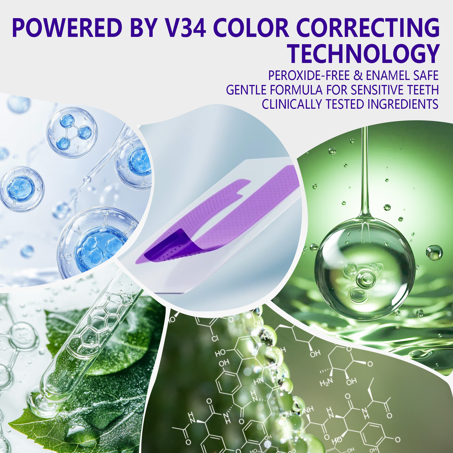 Clinclii™ V34 Whitening Strips – Professional Teeth Whitening at Home