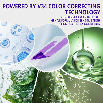 Clinclii™ V34 Whitening Strips – Professional Teeth Whitening at Home